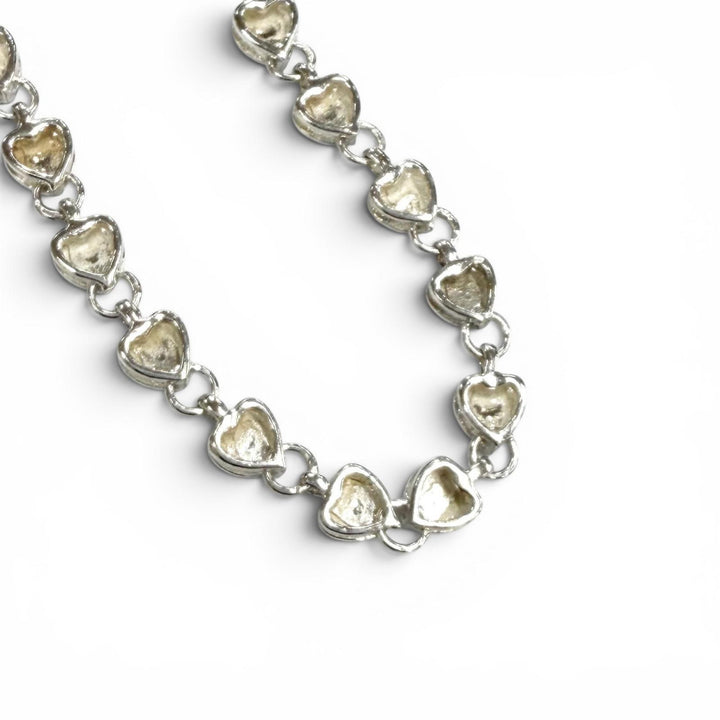 Great TIFFANY&Co. Necklace Puff Heart Necklace Silver 925 Women