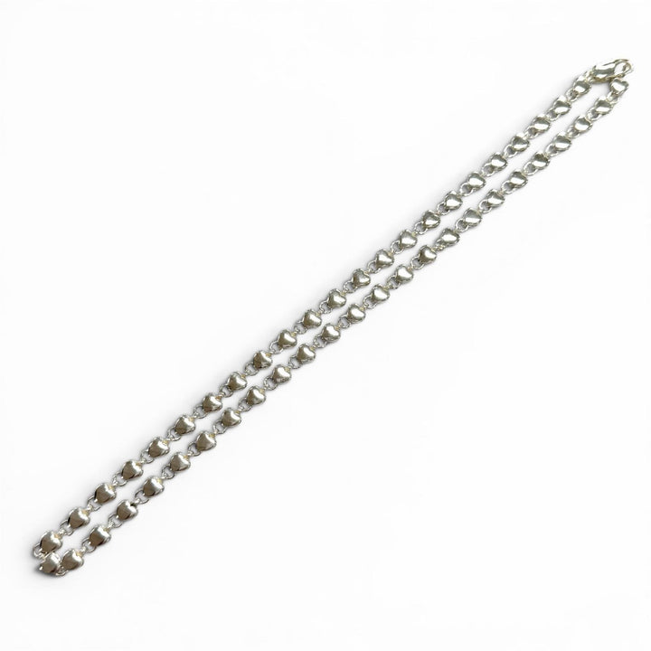 Great TIFFANY&Co. Necklace Puff Heart Necklace Silver 925 Women