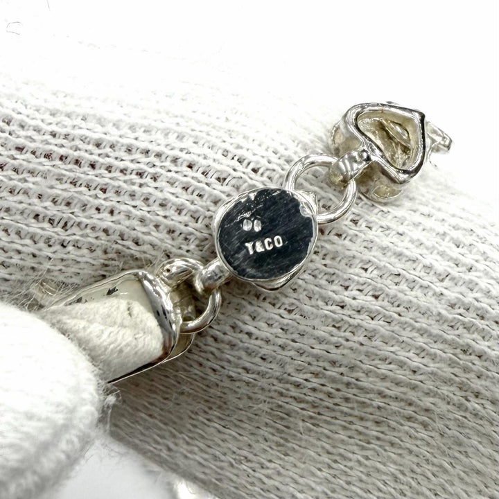 Great TIFFANY&Co. Necklace Puff Heart Necklace Silver 925 Women