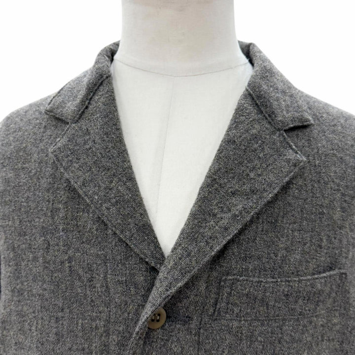 Excellent TAIGA TAKAHASH tailored jacket Sack Jacket gray wool mens 38 LOT.308
