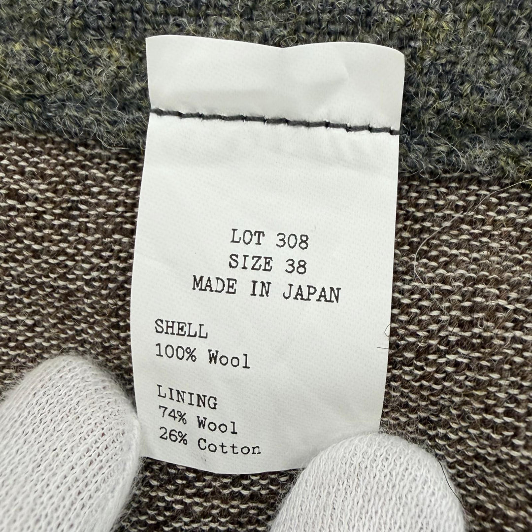 Excellent TAIGA TAKAHASH tailored jacket Sack Jacket gray wool mens 38 LOT.308