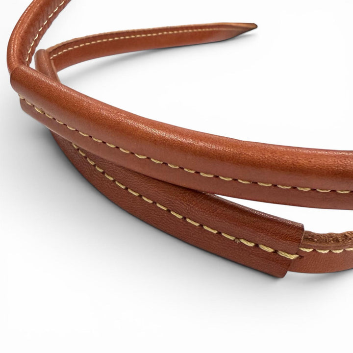 Great 土屋鞄 Shoulder Bag Diario Gathered leather with charm Brown leather Women