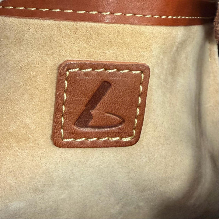 Great 土屋鞄 Shoulder Bag Diario Gathered leather with charm Brown leather Women