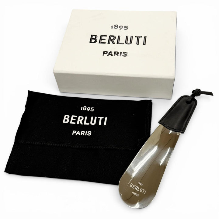 Excellent BERLUTI Other accessories shoehorn shoehorn Silver leather mens