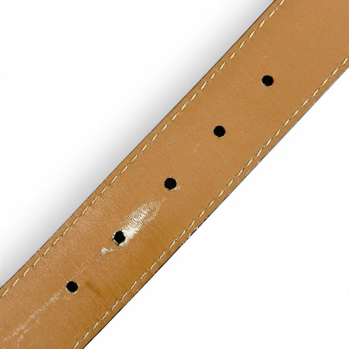 Discounted Very Good BERLUTI belt Pin buckle Brown Patine leather mens 85 34