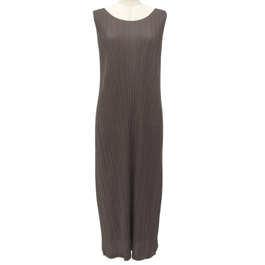 Excellent PLEATS PLEASE ensemble One-piece dress and cardigan set