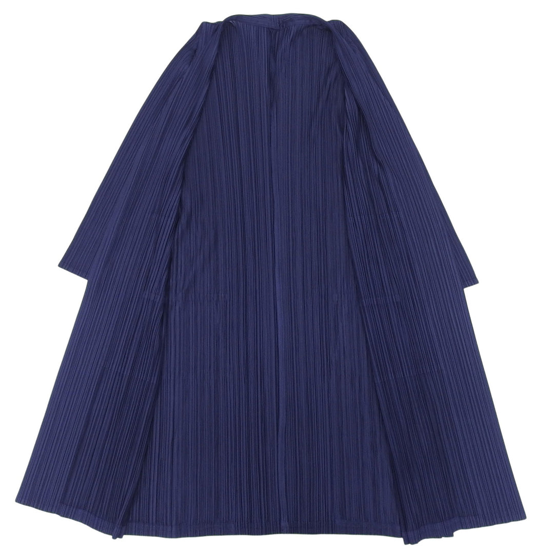 Excellent PLEATS PLEASE cardigan Navy polyester Women 3 PP71-JA143