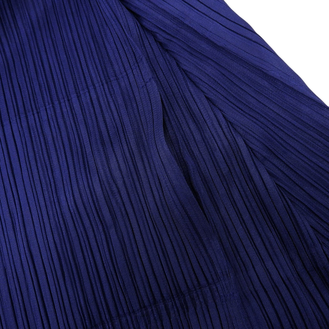 Excellent PLEATS PLEASE cardigan Navy polyester Women 3 PP71-JA143