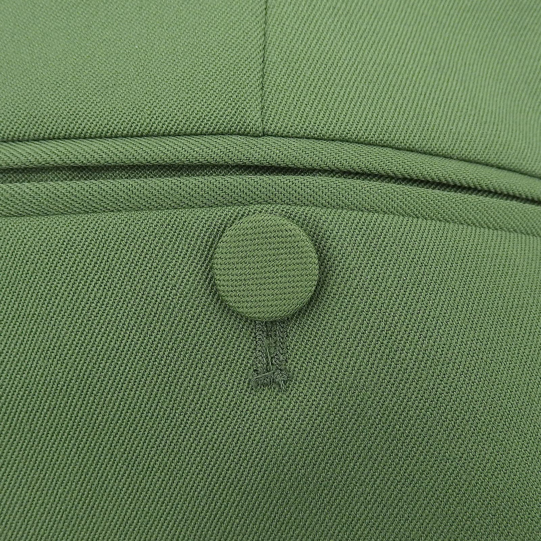 Pristine GUCCI slacks Center-creased trousers green wool mens 46 672087