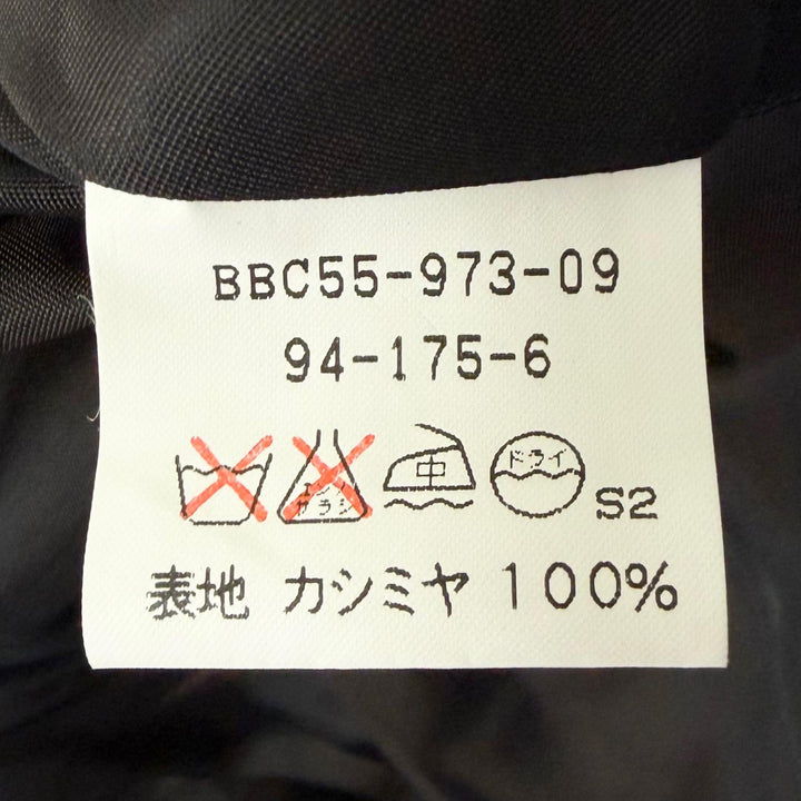 Excellent Burberrys coat black cashmere mens