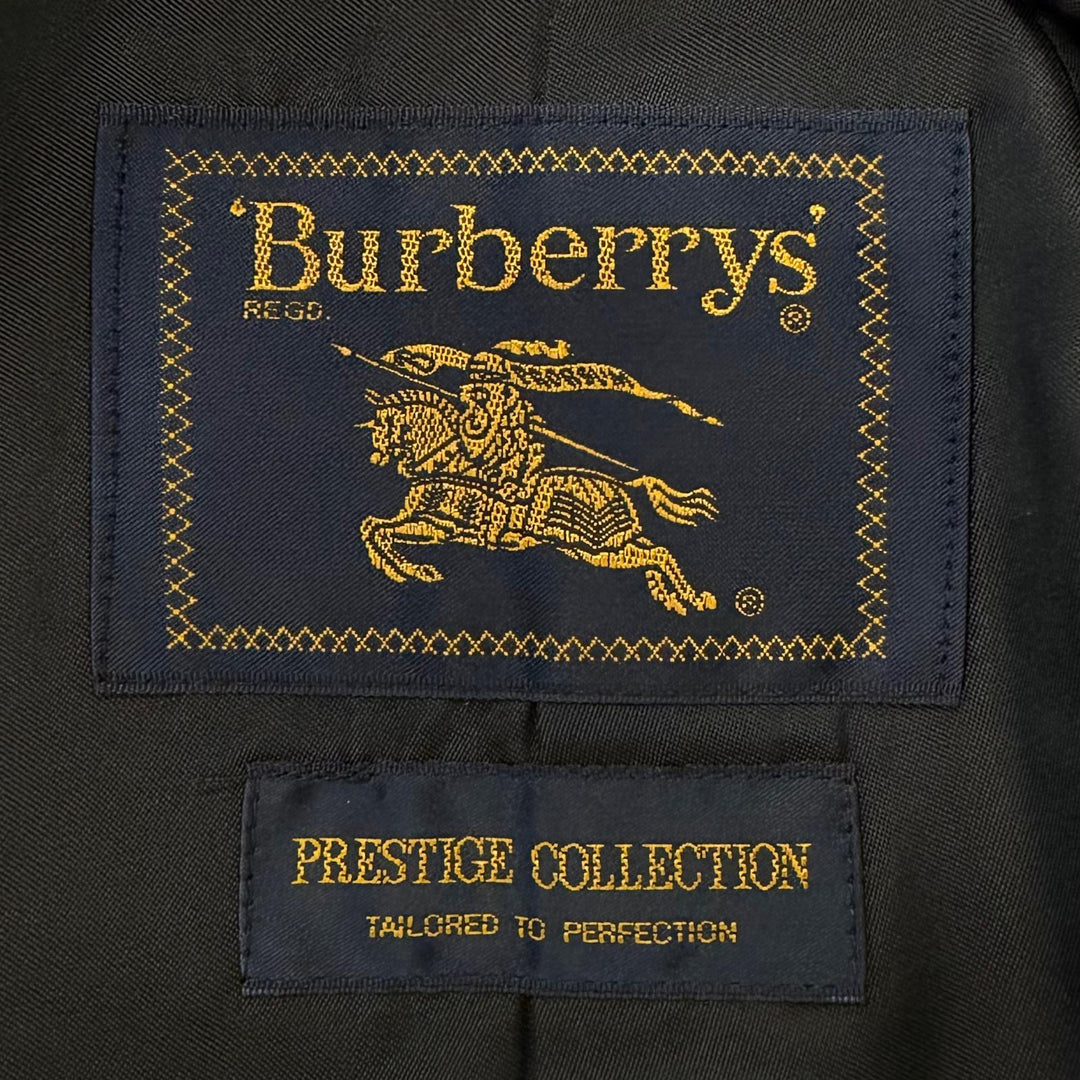Excellent Burberrys coat black cashmere mens