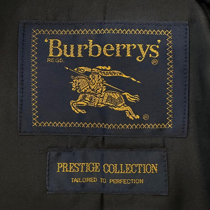 Excellent Burberrys coat black cashmere mens