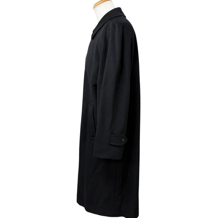 Excellent Burberrys coat black cashmere mens