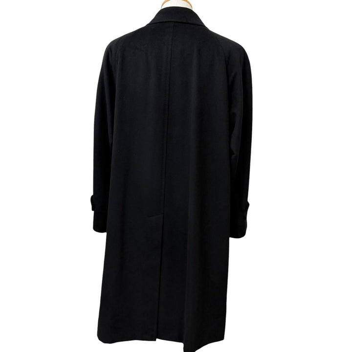 Excellent Burberrys coat black cashmere mens