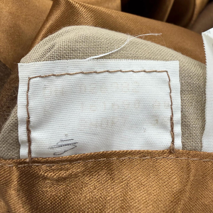 Great Aquascutum coat Figurine tailoring Brown Pure Cashmere mens