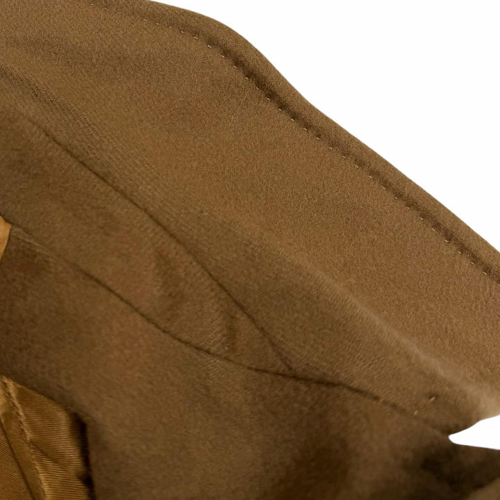 Great Aquascutum coat Figurine tailoring Brown Pure Cashmere mens