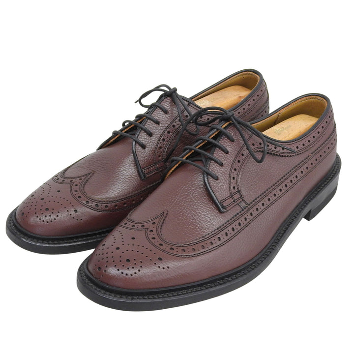 Pristine REGAL Leather shoes Wingtip Full Gloves Brown Grain leather mens 26cm