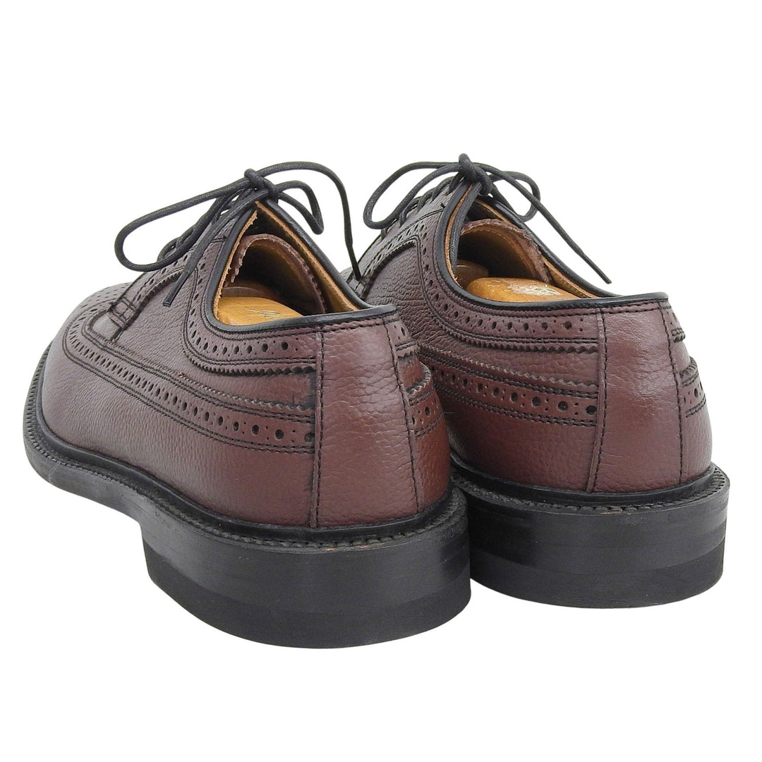 Pristine REGAL Leather shoes Wingtip Full Gloves Brown Grain leather mens 26cm