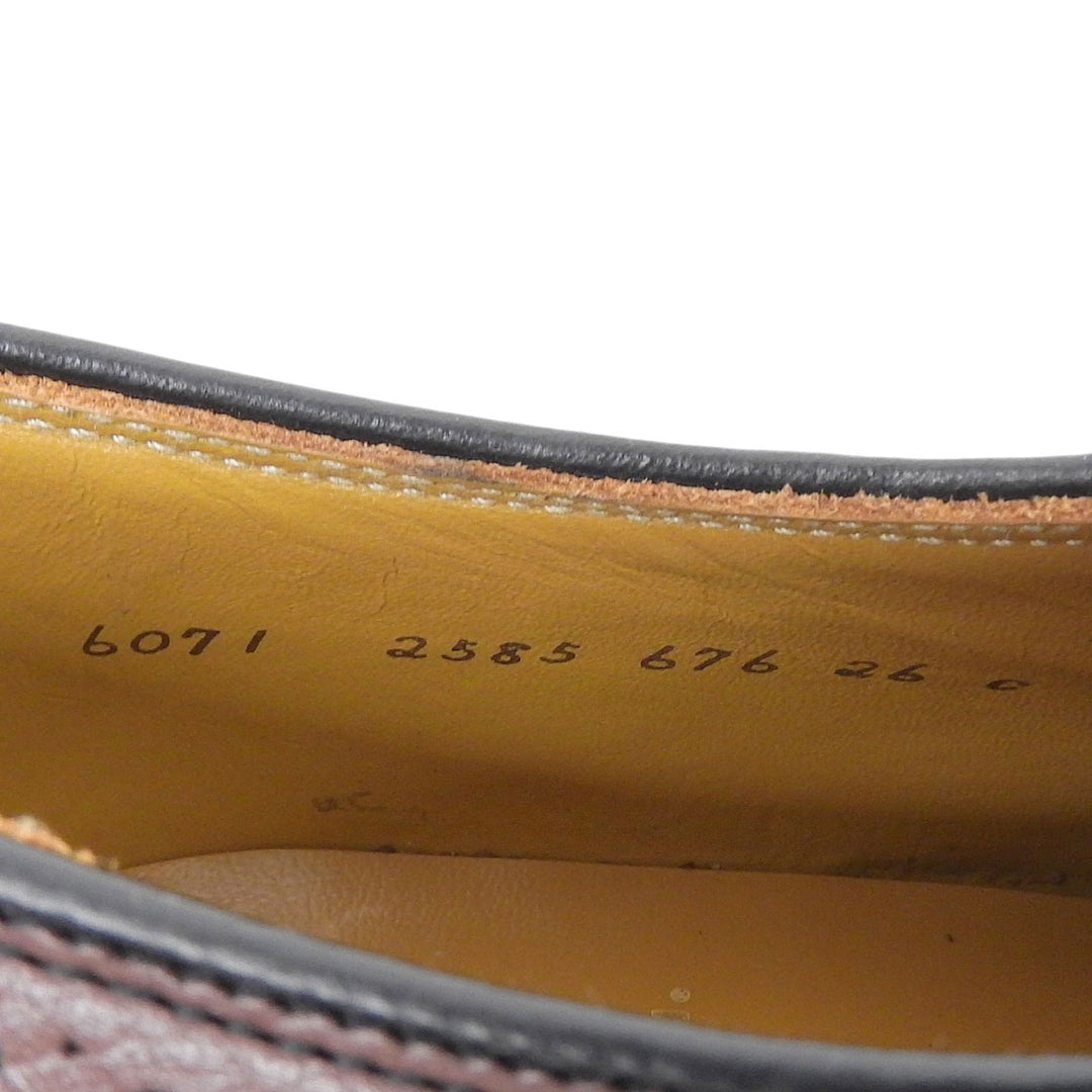 Pristine REGAL Leather shoes Wingtip Full Gloves Brown Grain leather mens 26cm