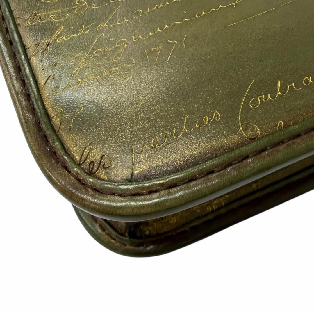 Great BERLUTI Shoulder Bag Anjoul Gulliver Scritto Calligraphy 2WAY