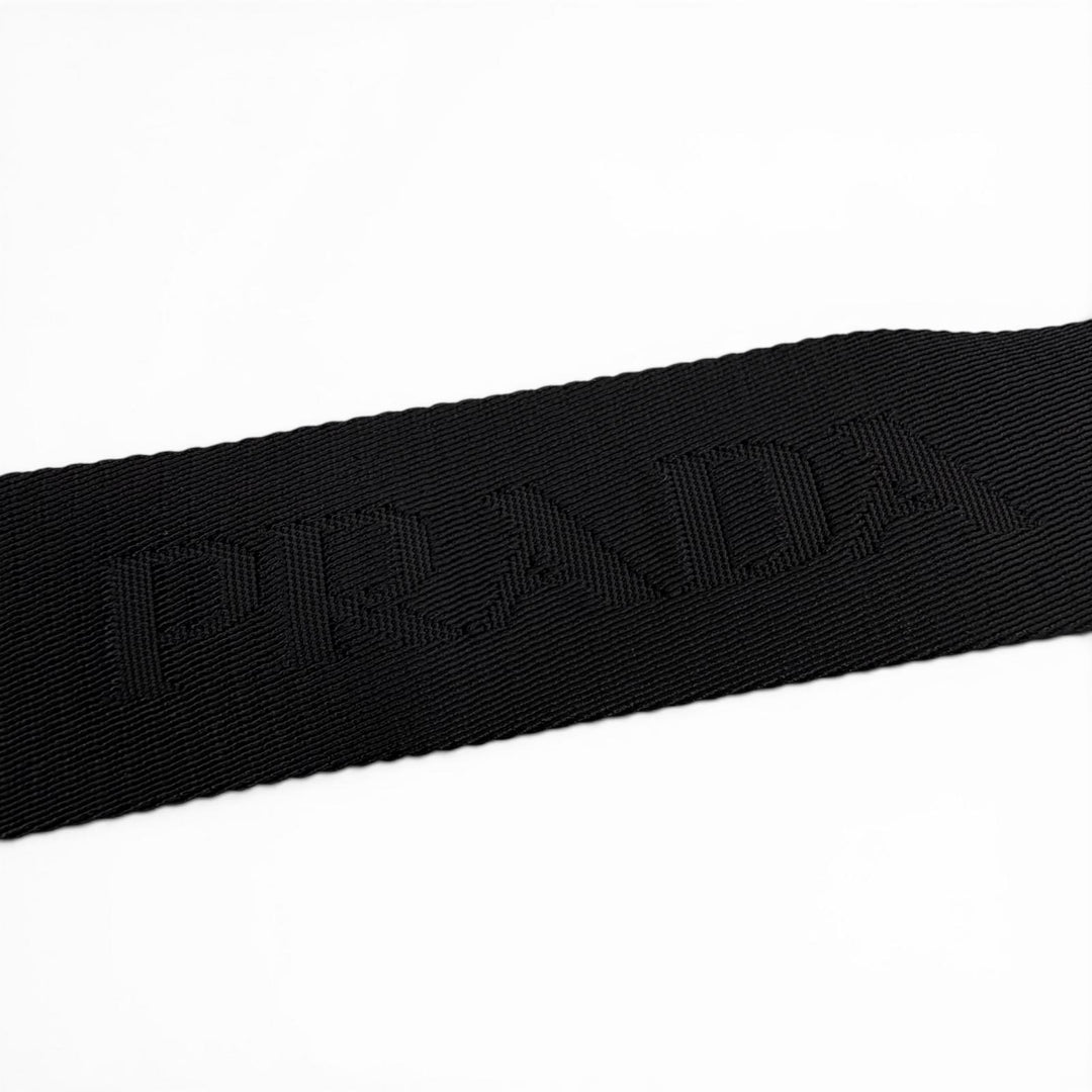 Excellent PRADA Business bag black Safiano leather mens 2VE022
