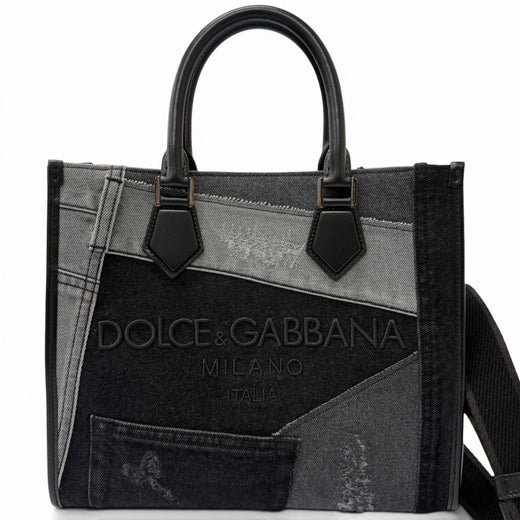 Pristine DOLCE&GABBANA Shoulder Bag Edge Shopping Bag
