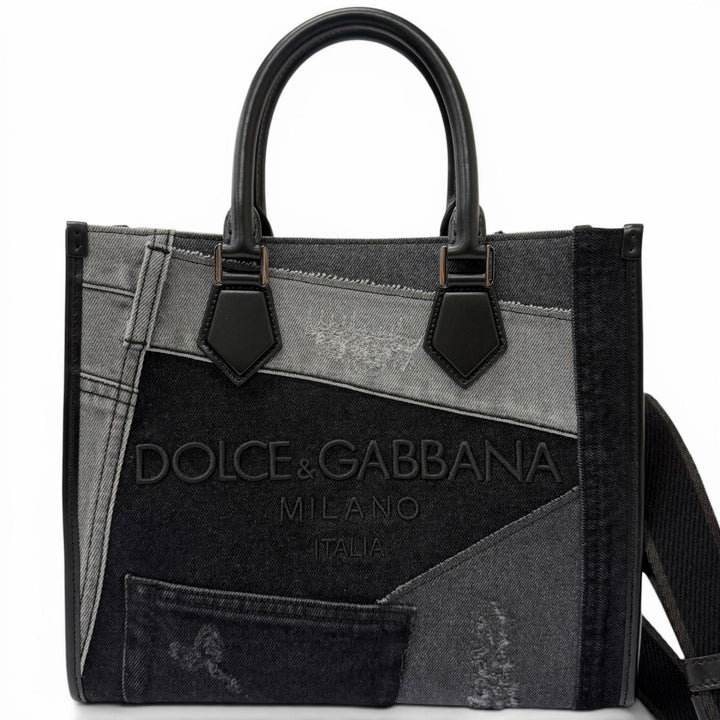 Pristine DOLCE&GABBANA Shoulder Bag Edge Shopping Bag
