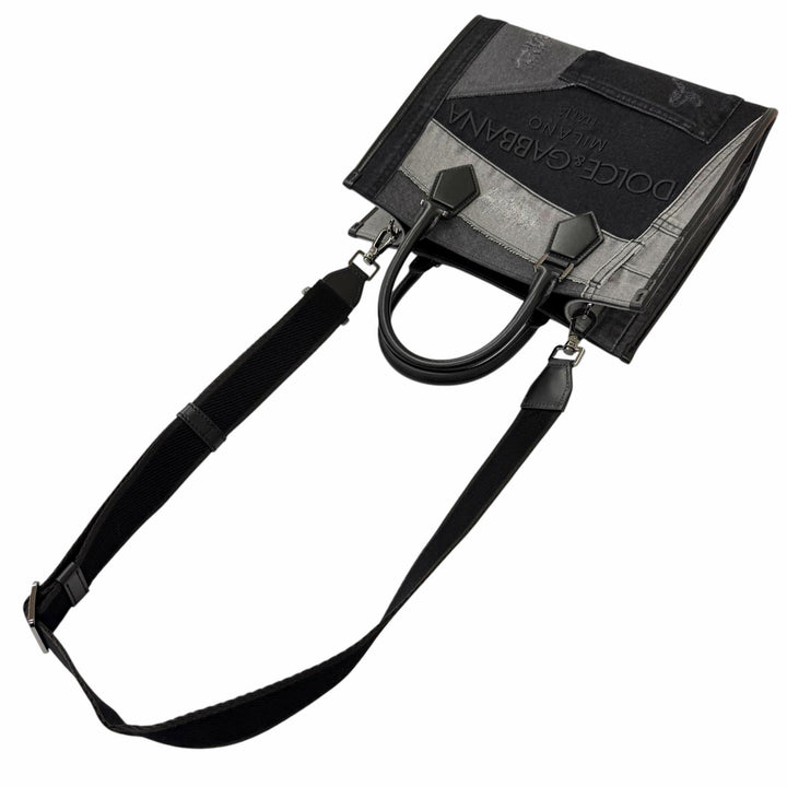 Pristine DOLCE&GABBANA Shoulder Bag Edge Shopping Bag