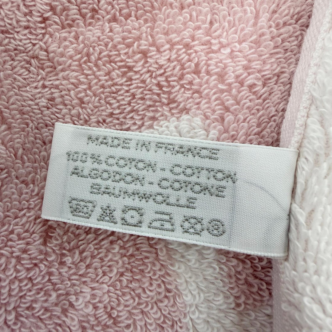 Excellent HERMES towel Avalon H pattern, around 120 x 34.6"" bath towel cotton