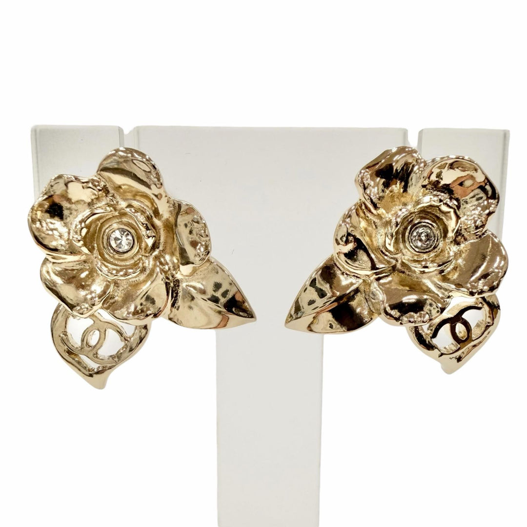Excellent CHANEL Pierce gold Women L24B