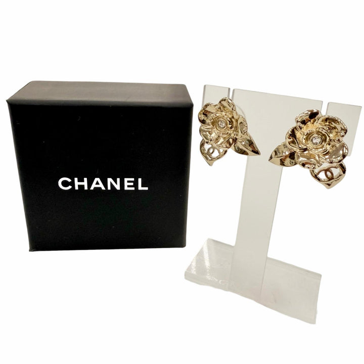 Excellent CHANEL Pierce gold Women L24B