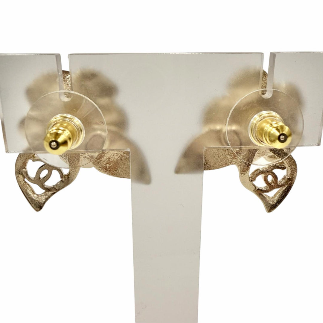 Excellent CHANEL Pierce gold Women L24B