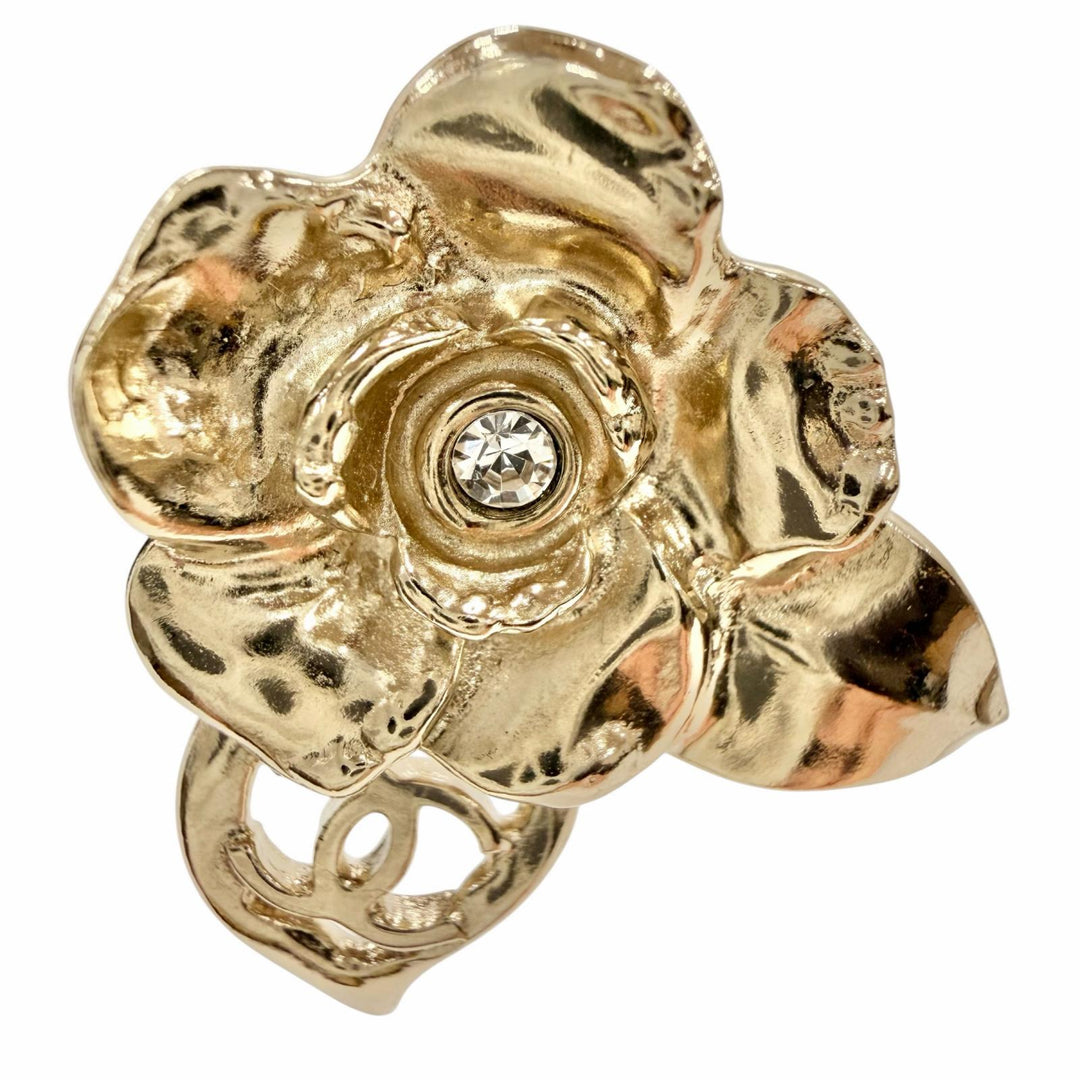 Excellent CHANEL Pierce gold Women L24B