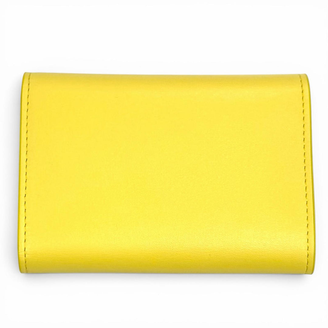 Very Good LOEWE Tri-fold wallet Pebble Vertical Wallet Small CANBS33X01