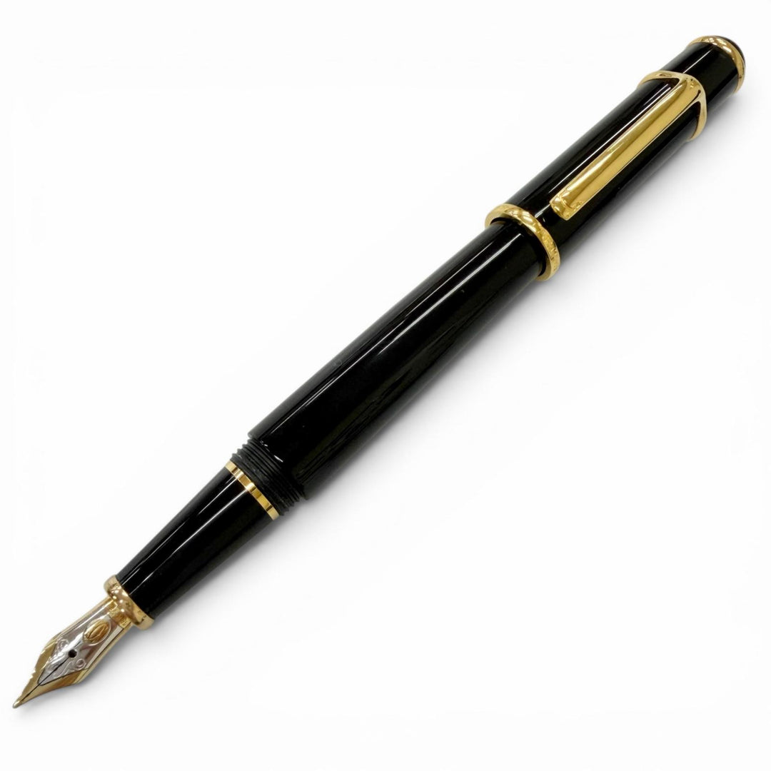 Great Cartier fountain pen Diabolo de Cartier Cap Type black 18K mens