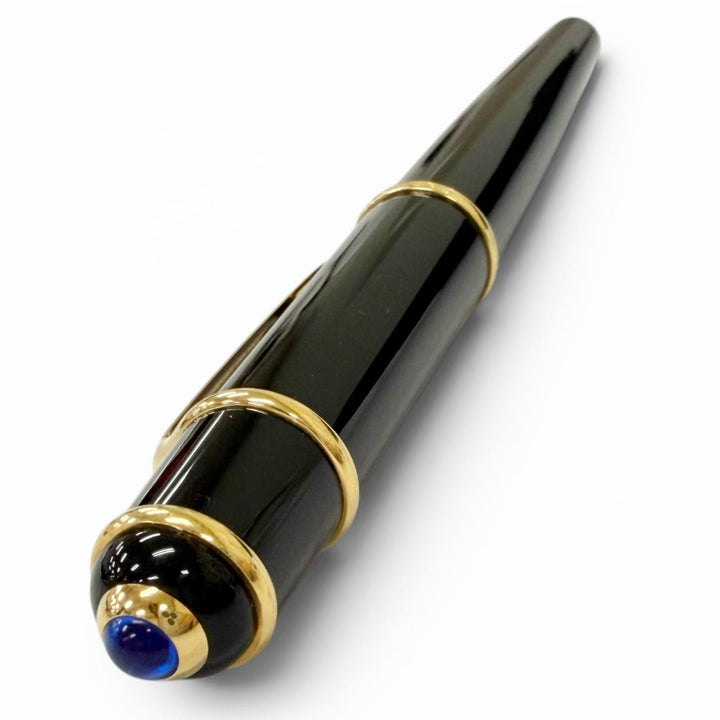 Great Cartier fountain pen Diabolo de Cartier Cap Type black 18K mens