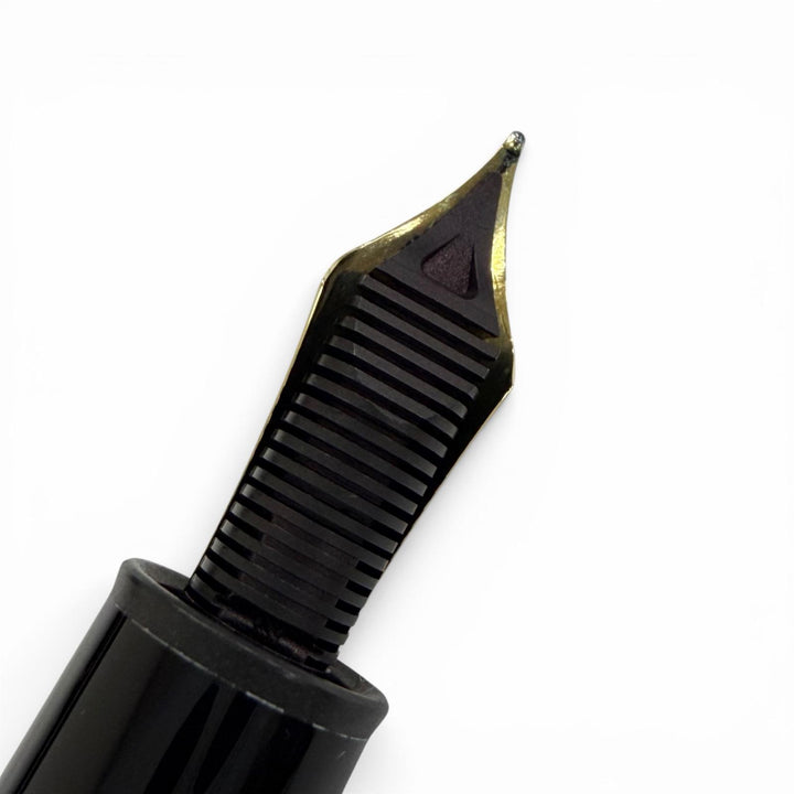 Excellent MONTBLANC fountain pen Meisterstück 149 pix White Star black 18K mens