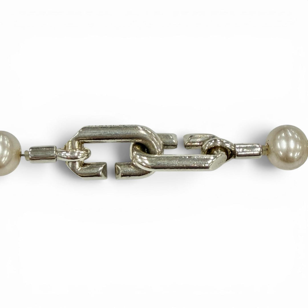 Very Good TIFFANY&Co. bracelet Pearl Rock Silver AG925 Women