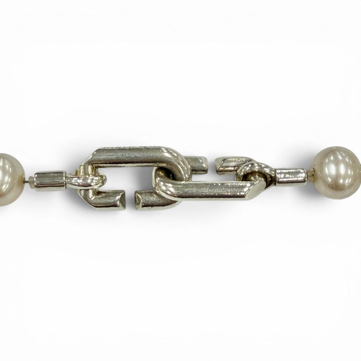 Very Good TIFFANY&Co. bracelet Pearl Rock Silver AG925 Women