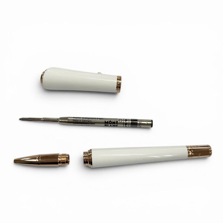 Excellent MONTBLANC Ballpoint pen Marilyn Monroe Special Edition white Pearl