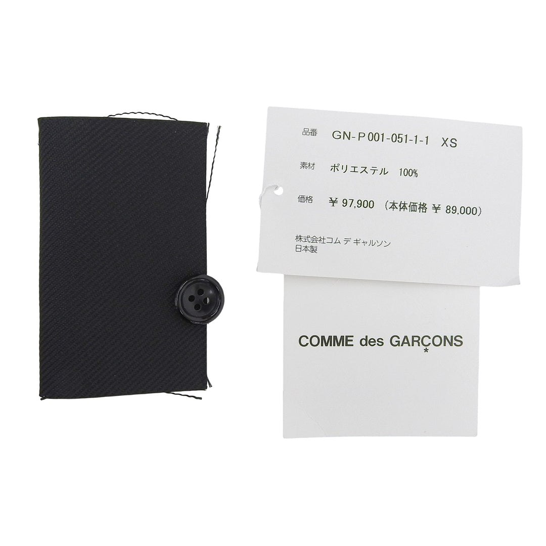 Pristine COMME des GARCONS Pants black polyester Women XS GN-P001