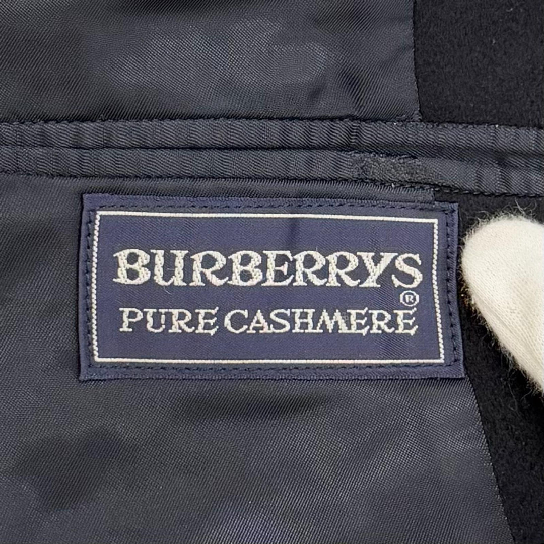 Great Burberrys coat Dark navy cashmere mens