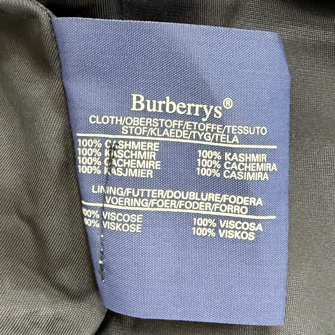Great Burberrys coat Dark navy cashmere mens