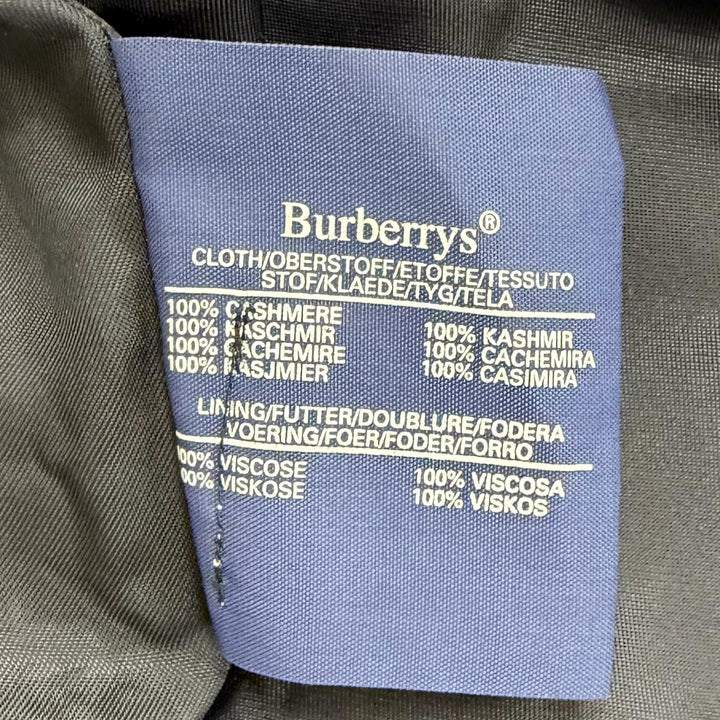 Great Burberrys coat Dark navy cashmere mens