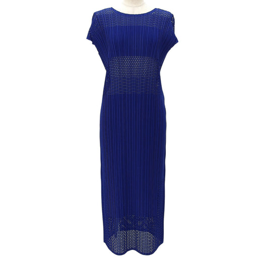 Excellent PLEATS PLEASE one piece A-POC Pleated blue polyester Women PP31JH923