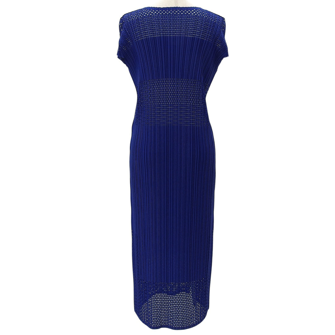 Excellent PLEATS PLEASE one piece A-POC Pleated blue polyester Women PP31JH923