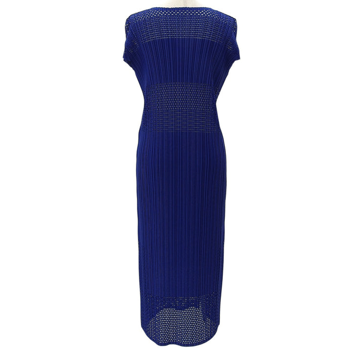 Excellent PLEATS PLEASE one piece A-POC Pleated blue polyester Women PP31JH923
