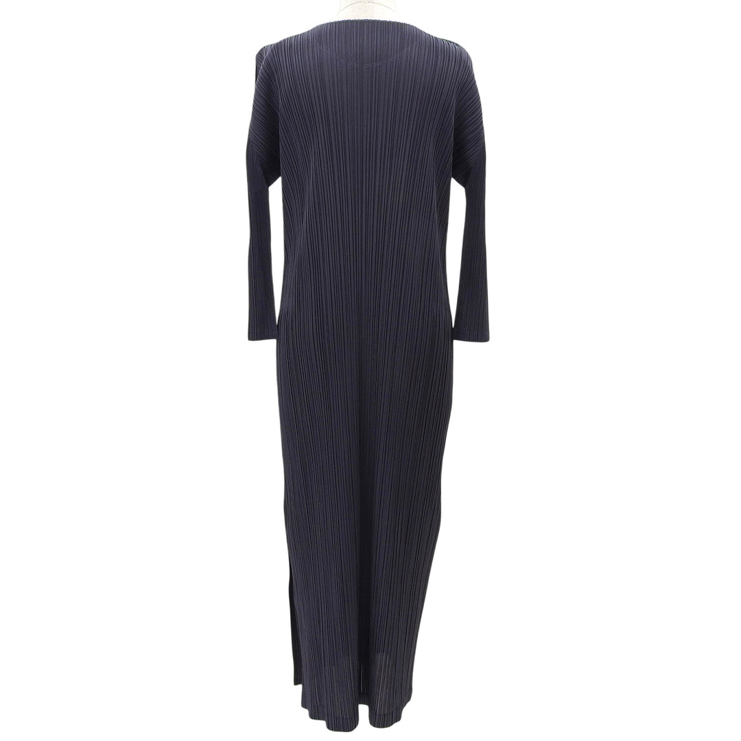 Excellent PLEATS PLEASE one piece Navy polyester Women 3 PP01-JH187
