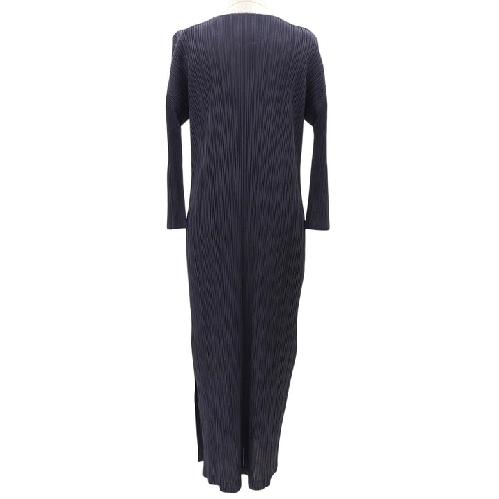 Excellent PLEATS PLEASE one piece Navy polyester Women 3 PP01-JH187