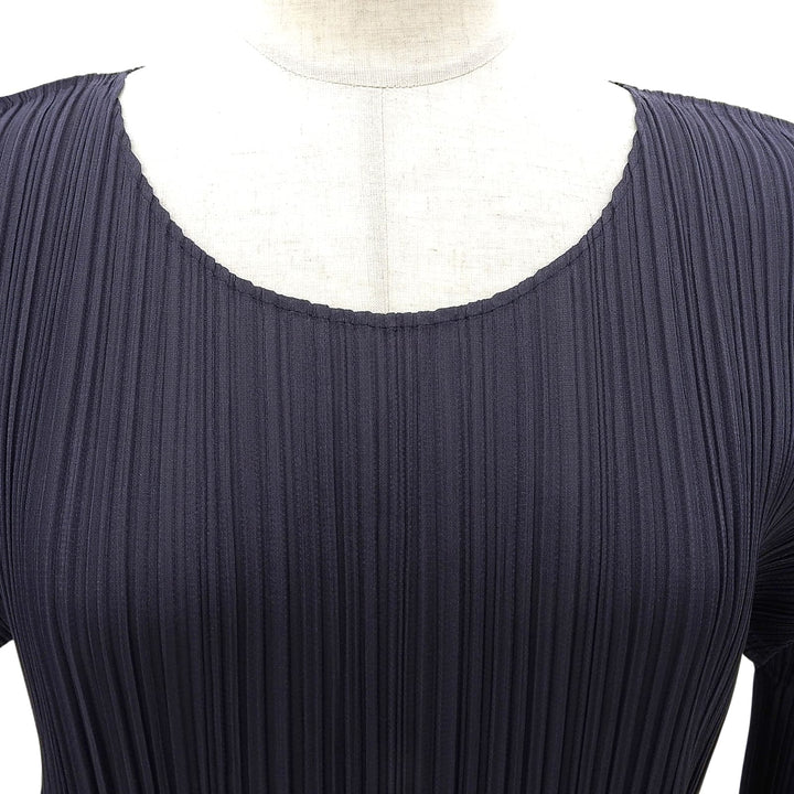 Excellent PLEATS PLEASE one piece Navy polyester Women 3 PP01-JH187